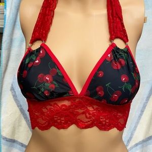 NWOT dippin daisys bikini top lingerie top XS